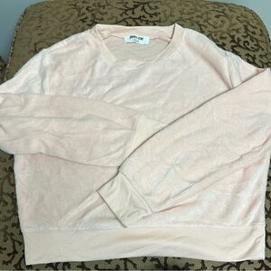 Double Zero Light Pink Crew Neck Sweater